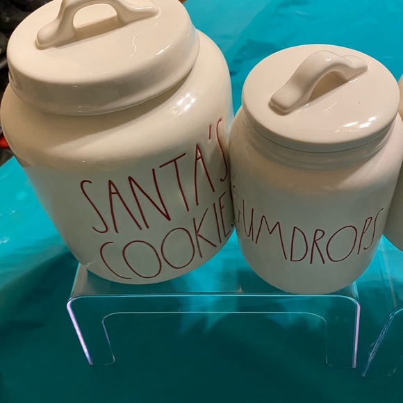 Rae Dunn Christmas canisters set of 4 - Picture 4 of 13